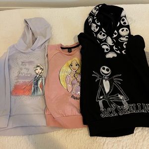 Girls sweat shirts
